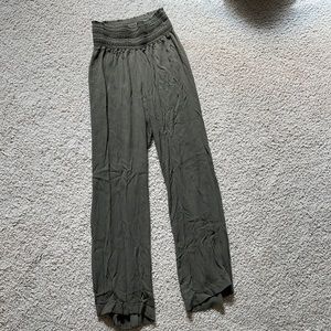 Rewash Green Linen Pants